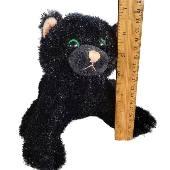 Ganz Webkinz HM135 Black Cat Plush Toy Stuffed Animal No Code 8" Tall - Picture 2 of 13